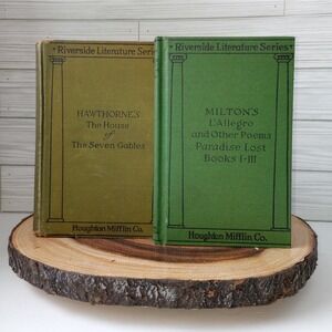 Riverside Literature Series House Of 7 Gables, L'allegro Paradise Lost